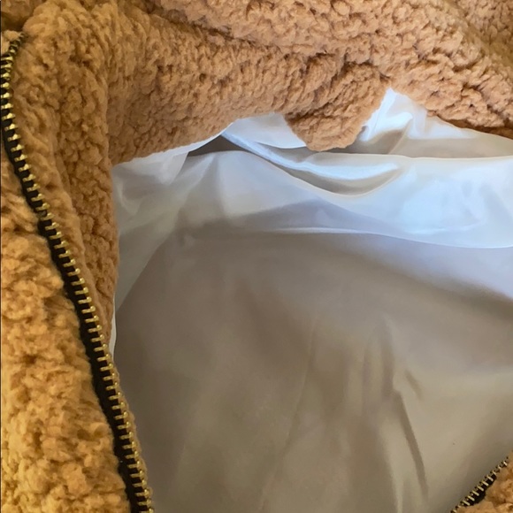 🍁HP!🍁 Teddy Camel Color Bomber Jacket🍁 - Picture 10 of 10